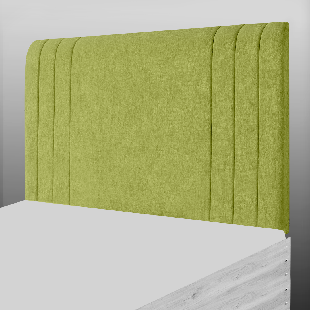 PANAMA HEADBOARD IN GREEN CHENILLE
