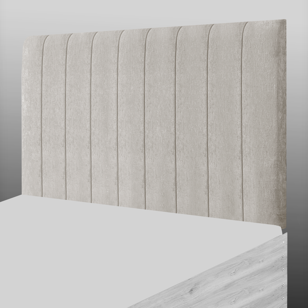 9 PANEL HEADBOARD IN CREAM
