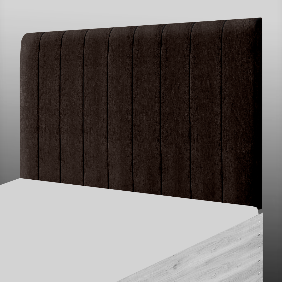 9 PANEL HEADBOARD IN BROWN