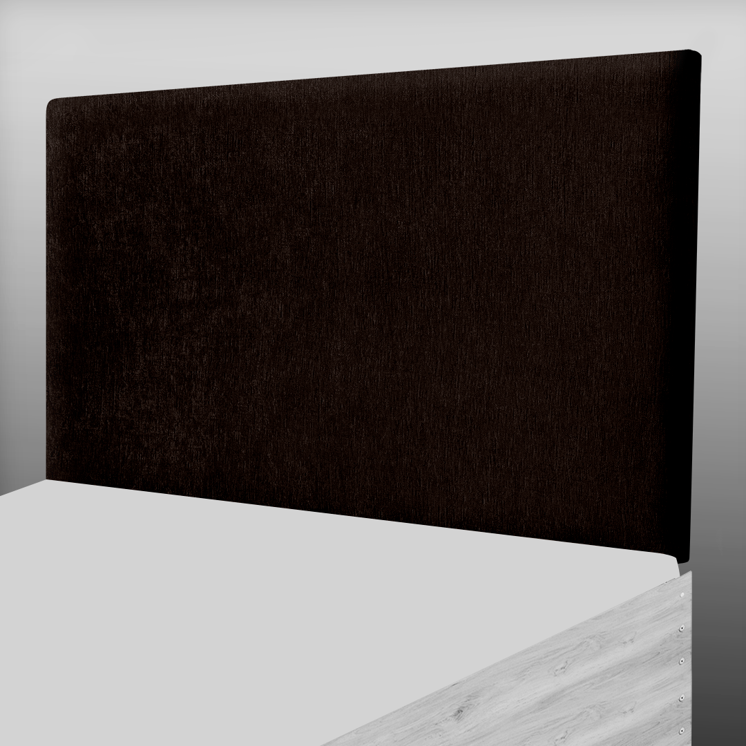 PLAIN HEADBOARD IN BROWN CHENILLE