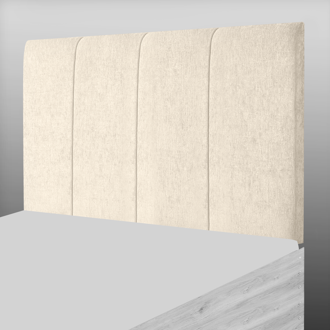 4 PANEL HEADBOARD IN BEIGE