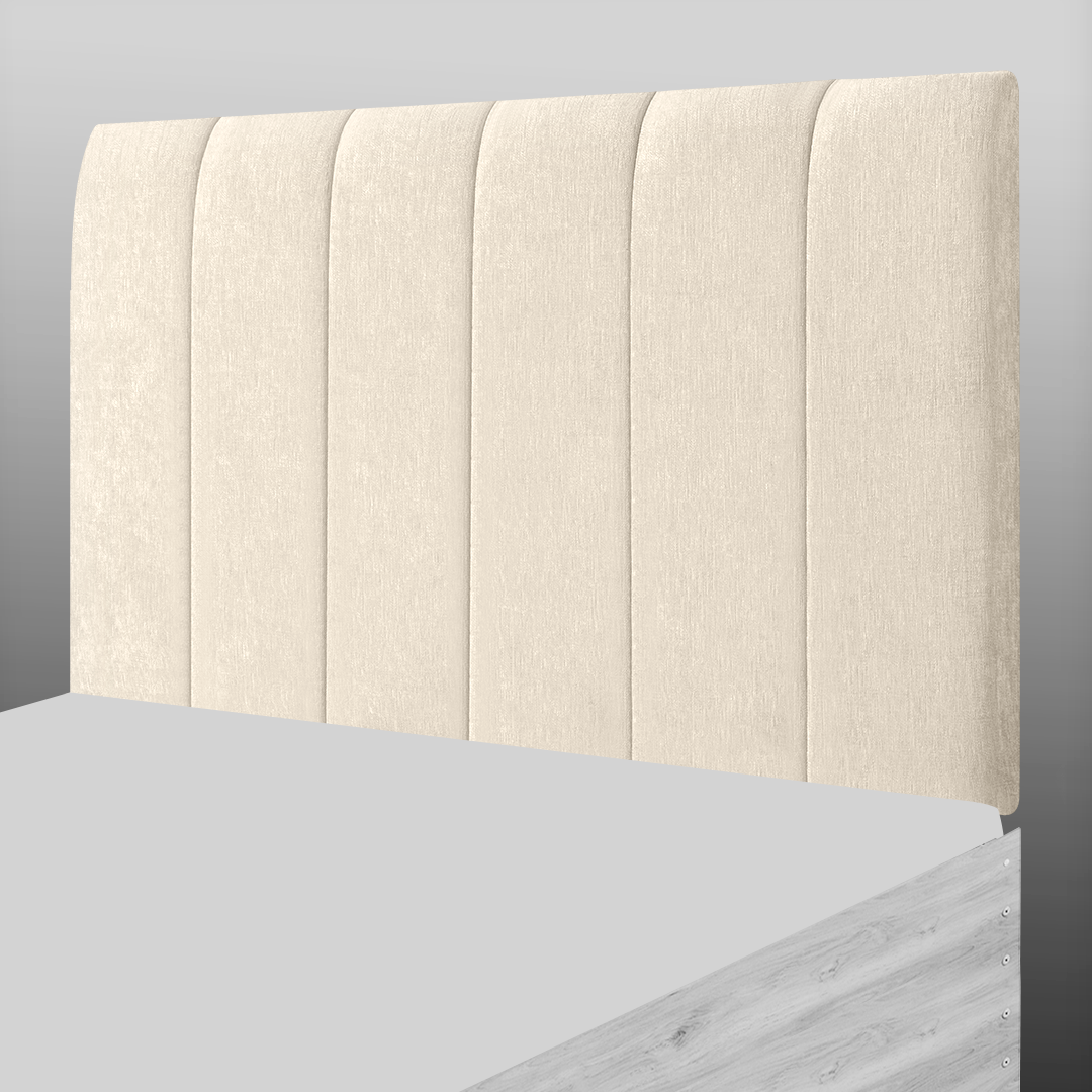 6 PANEL HEADBOARD IN BEIGE