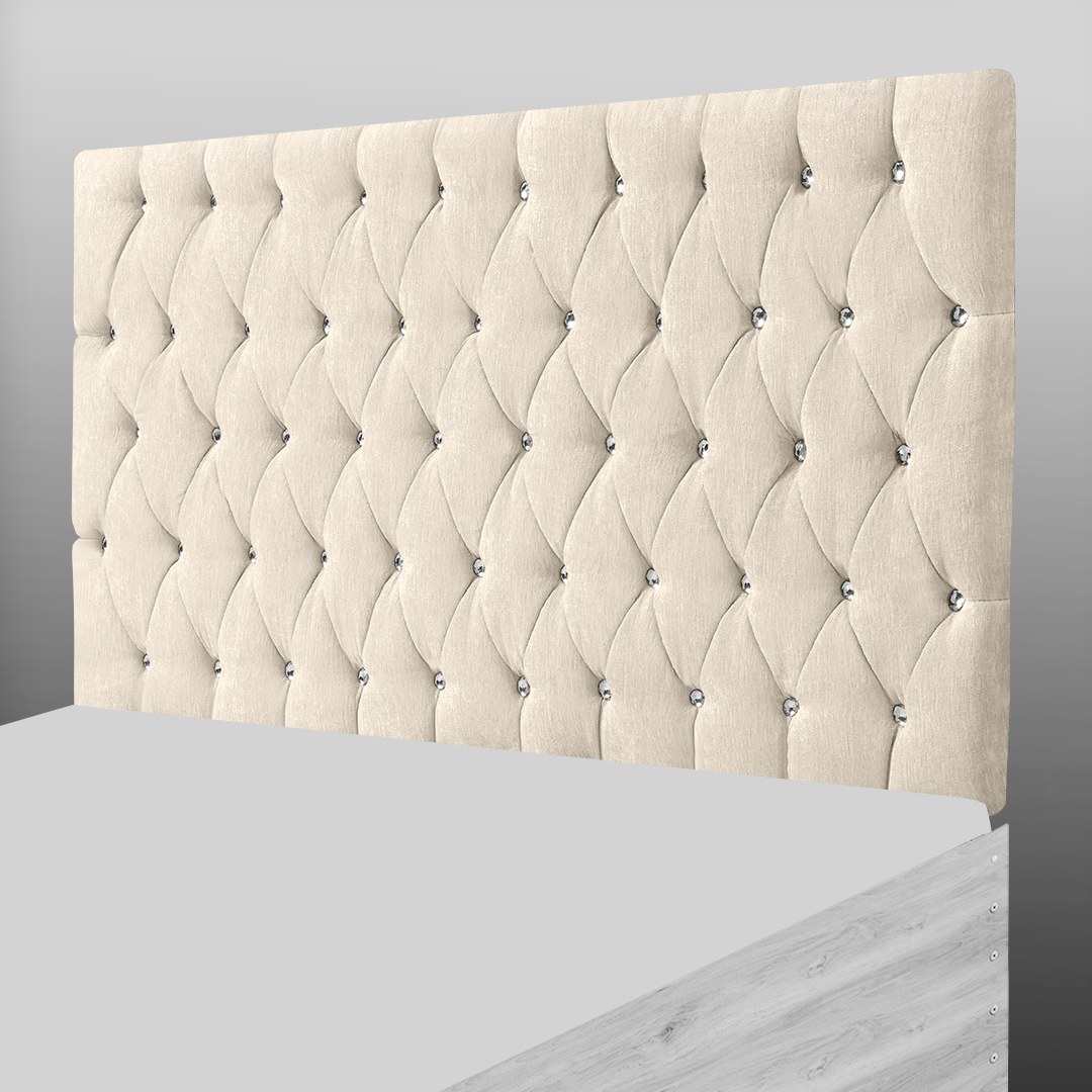CHESTERFIELD HEADBOARD IN BEIGE