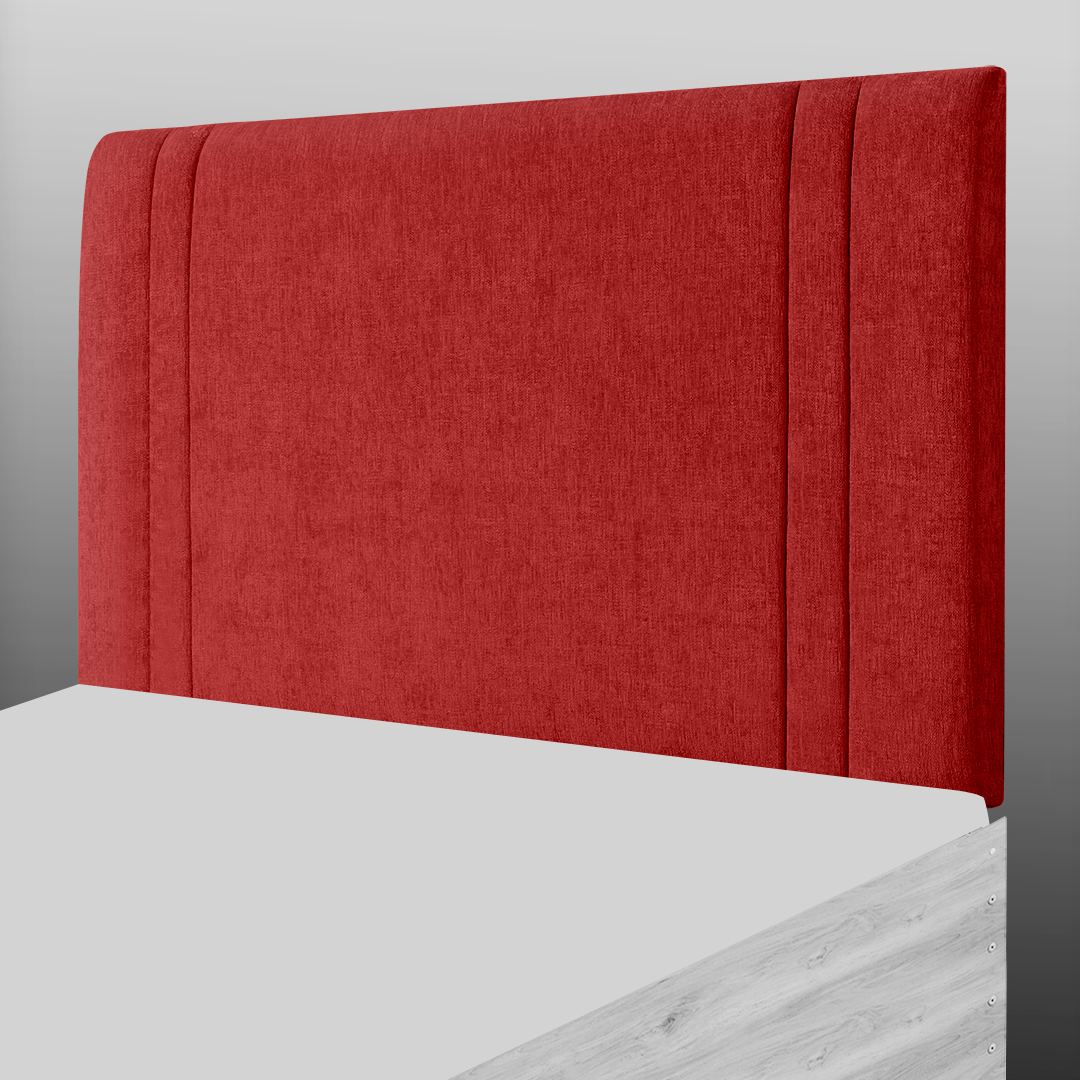 GENEVA HEADBOARD IN RED CHENILLE