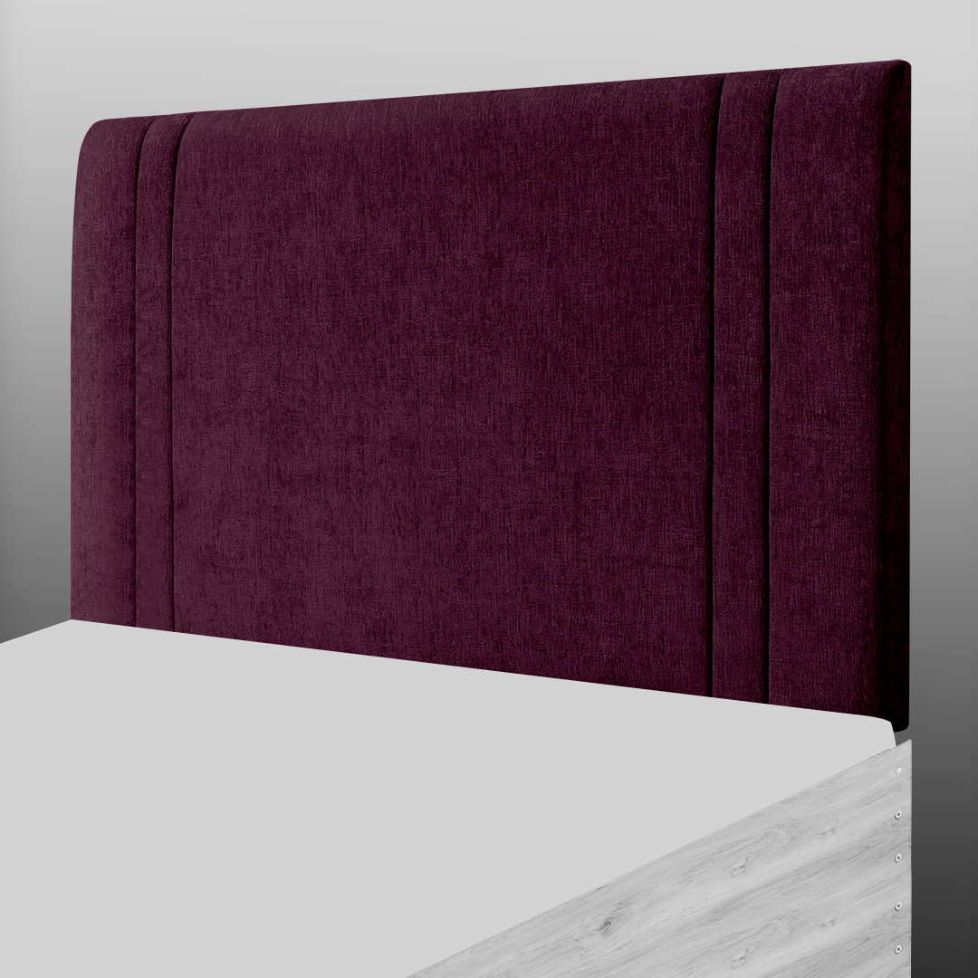 GENEVA HEADBOARD IN AUBERGINE