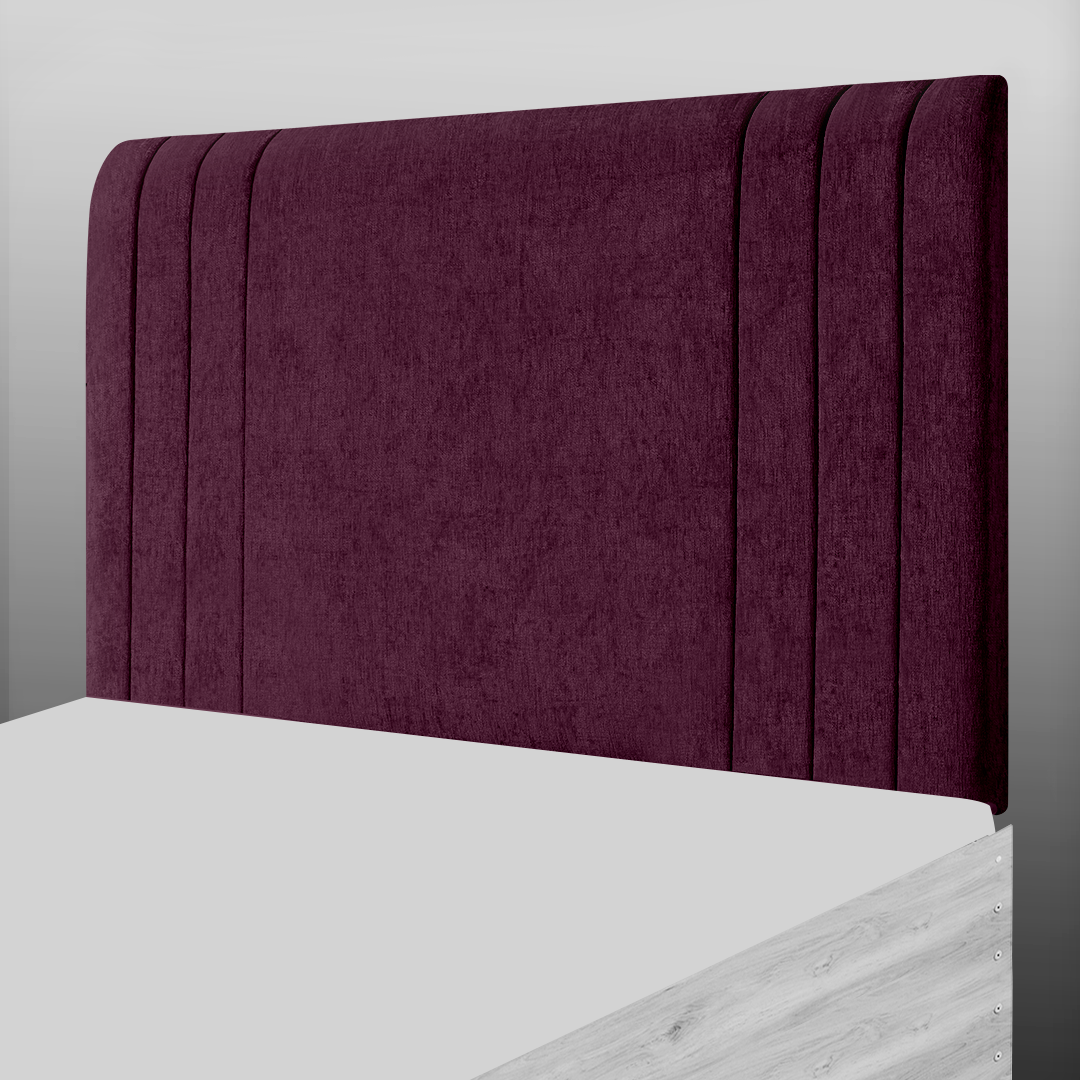 PANAMA HEADBOARD IN AUBERGINE
