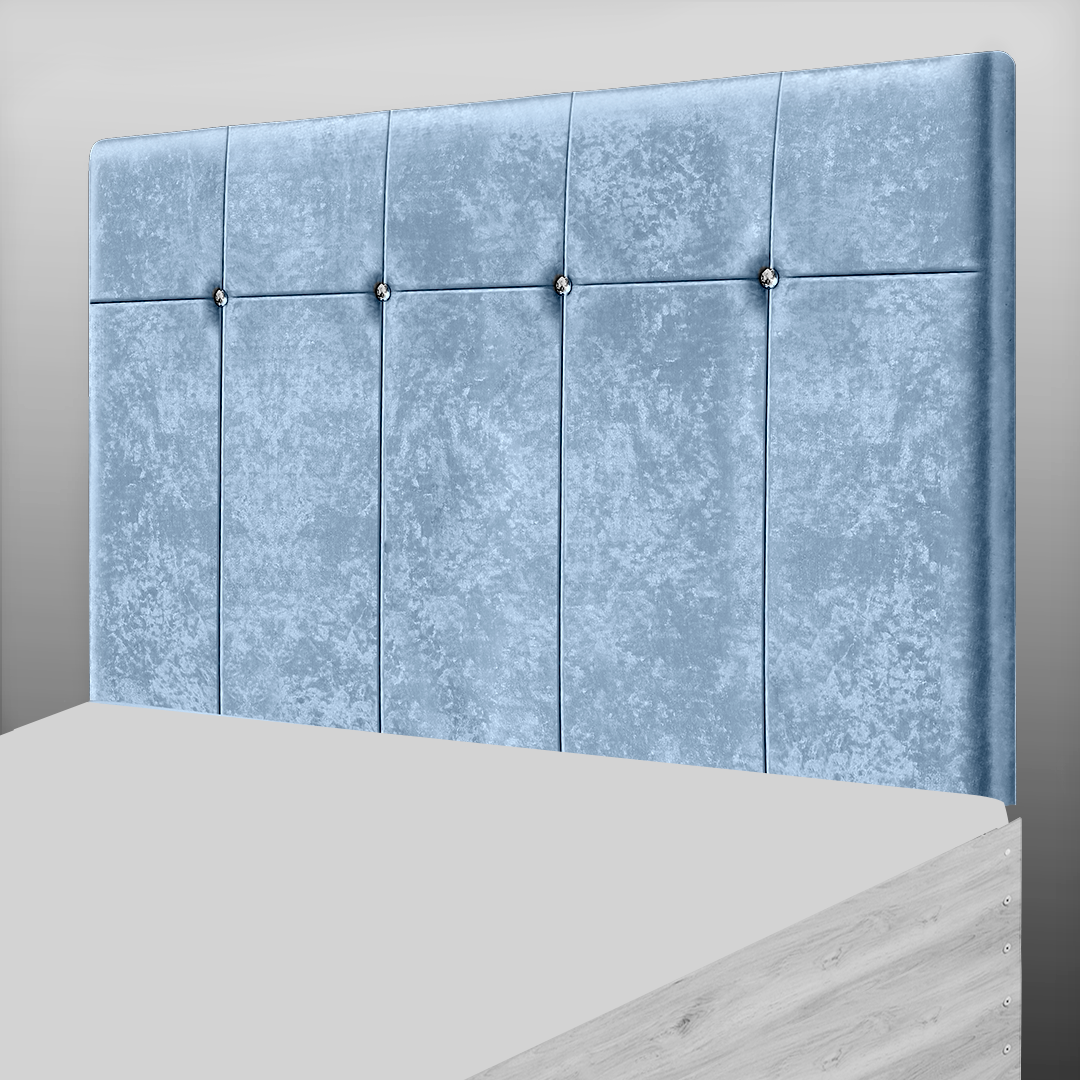 BORWICK HEADBOARD IN TEAL CRUSH VELVET