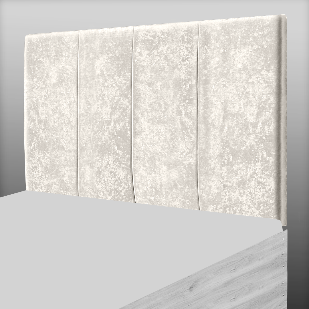 4 PANEL HEADBOARD IN CRUSH VELVET