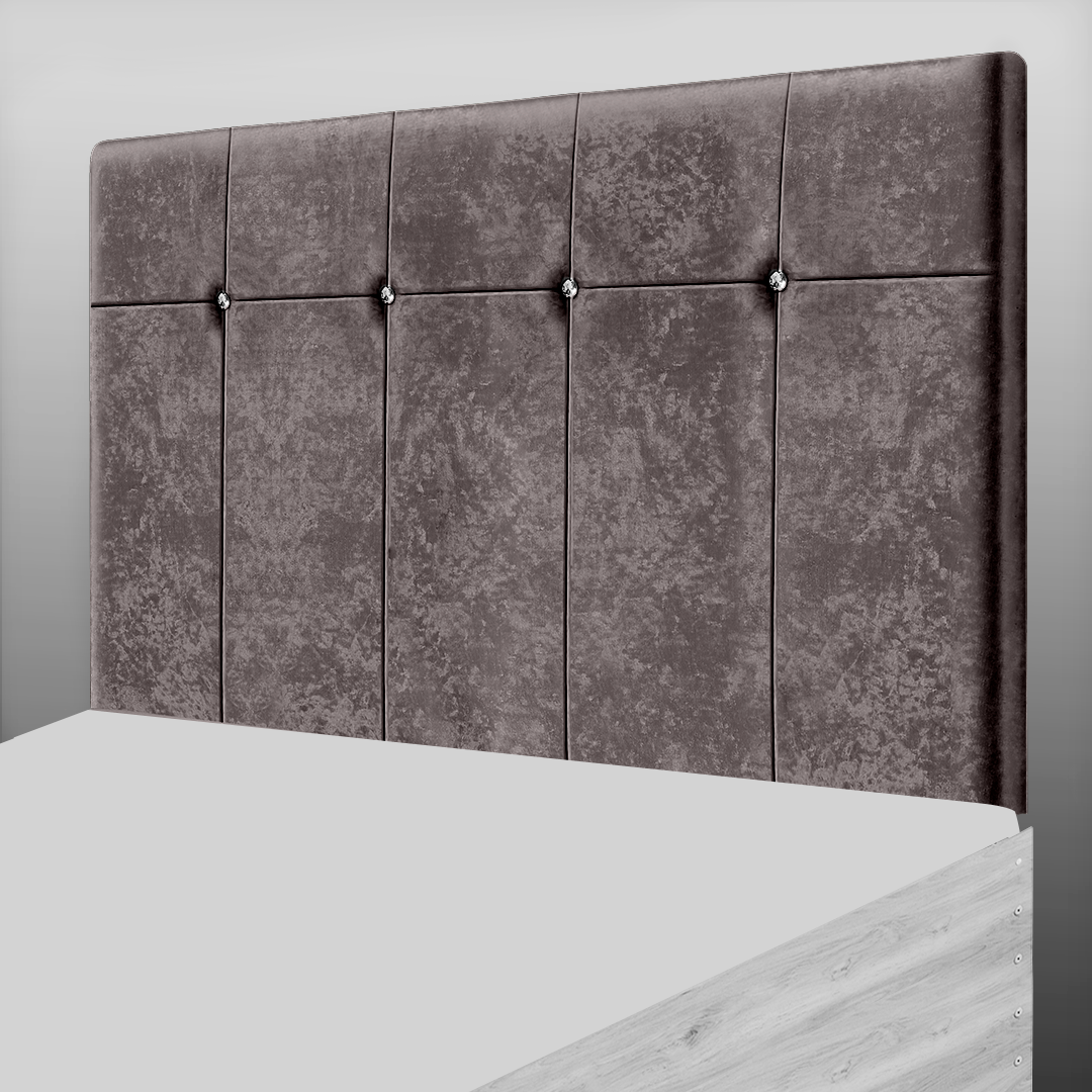 BORWICK HEADBOARD IN TRUFFLE CRUSH VELVET