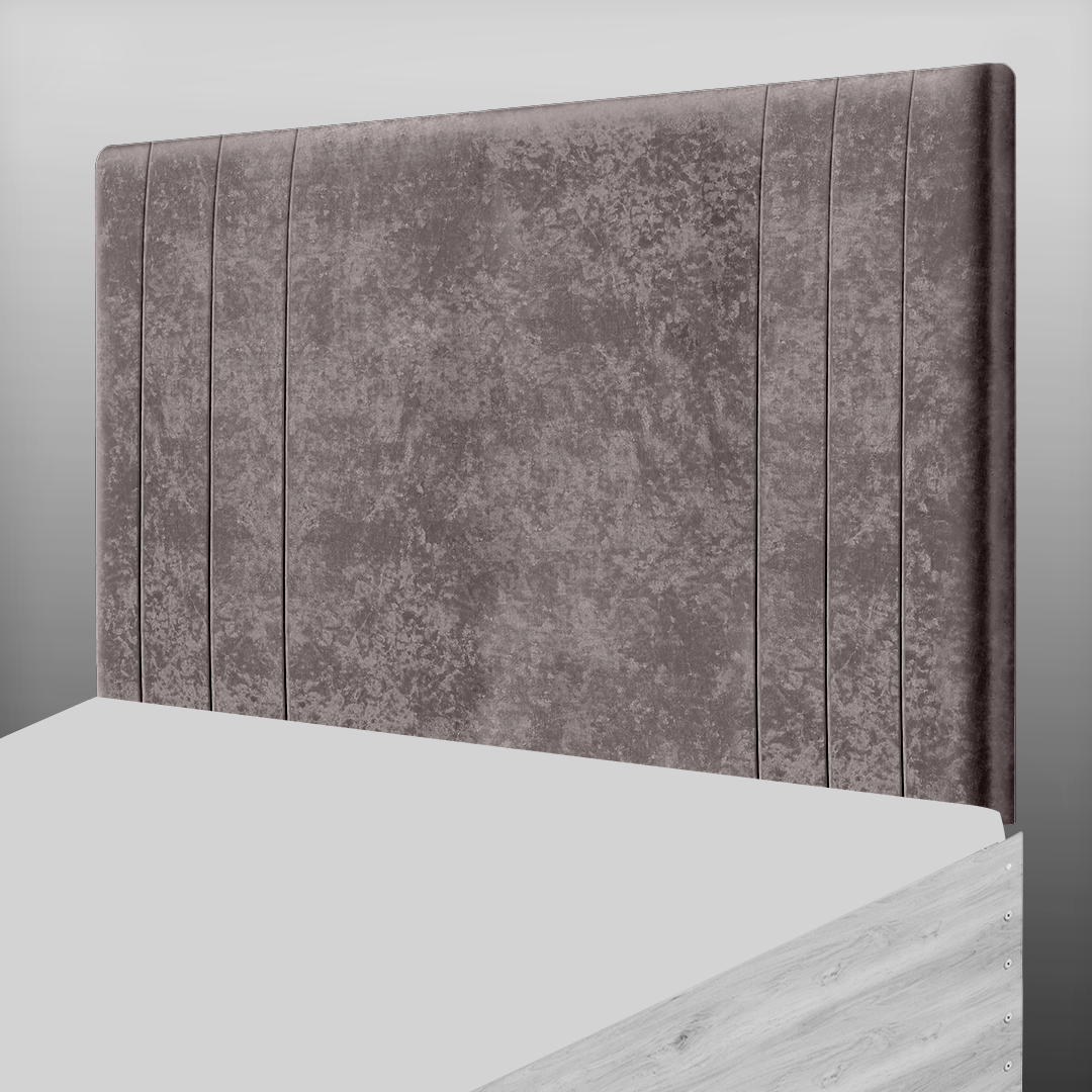 PANAMA HEADBOARD IN TRUFFLE CRUSH VELVET