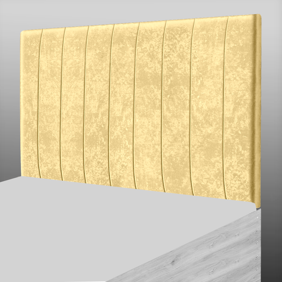 9 PANEL HEADBOARD IN GOLD