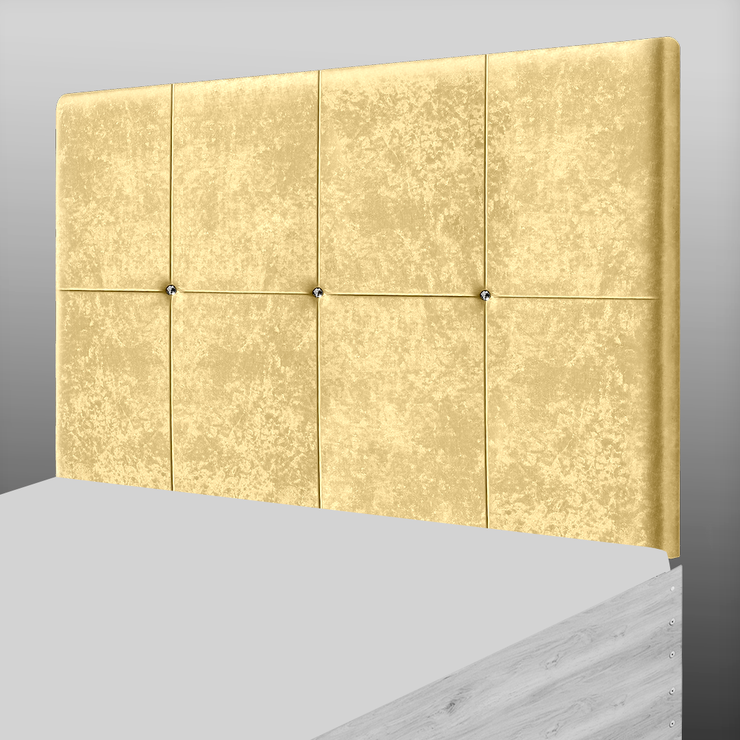 CUBE HEADBOARD IN GOLD