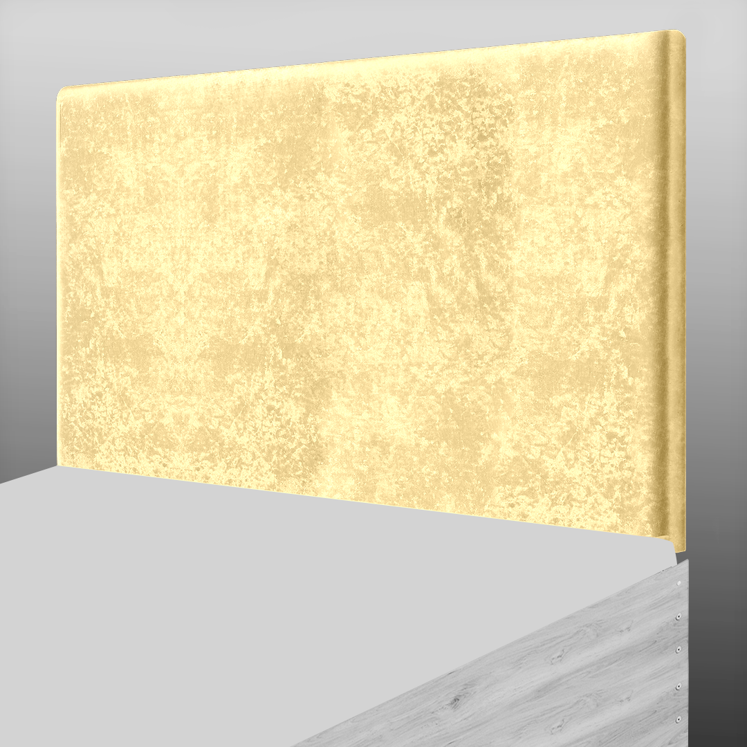 PLAIN HEADBOARD IN GOLD