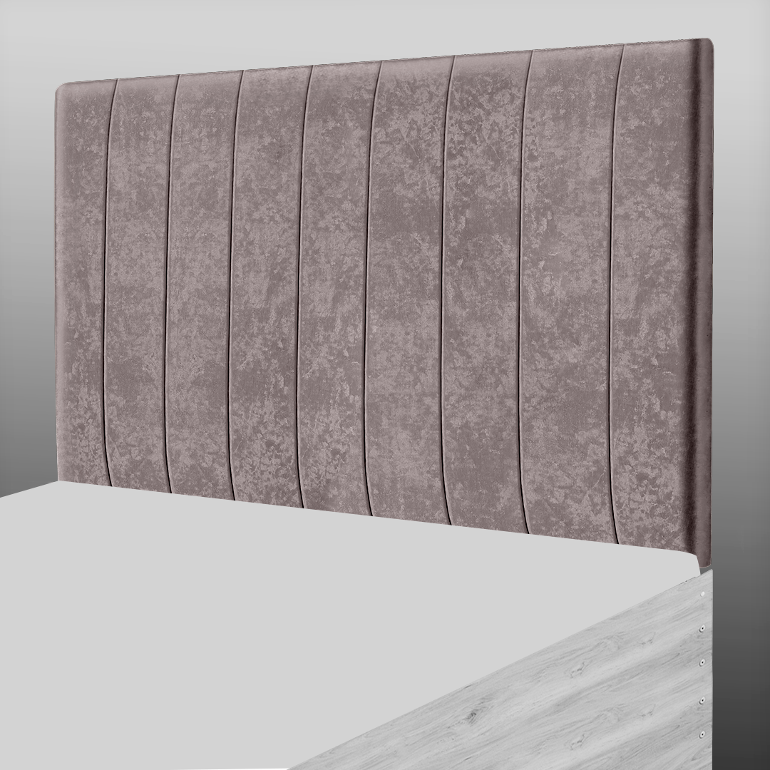 9 PANEL HEADBOARD IN CRUSH VELVET
