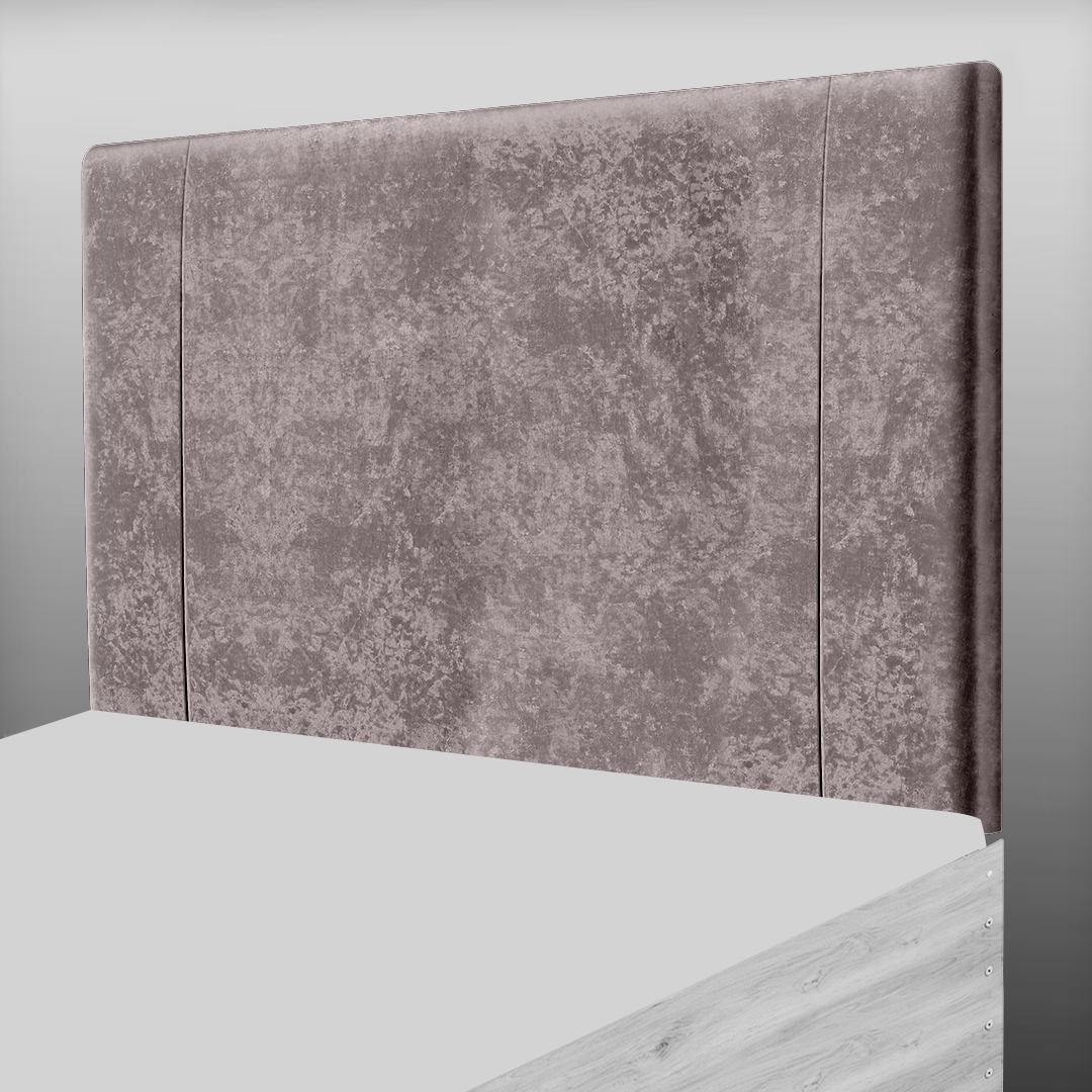 LINCOLN HEADBOARD IN CHAMPAGNE CRUSH VELVET