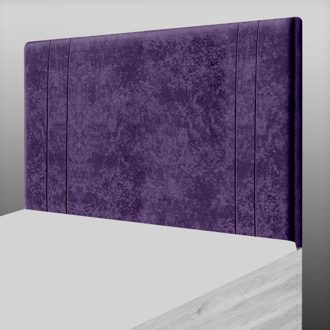 GENEVA HEADBOARD IN PURPLE CRUSH VELVET