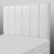 6 PANEL HEADBOARD IN WHITE