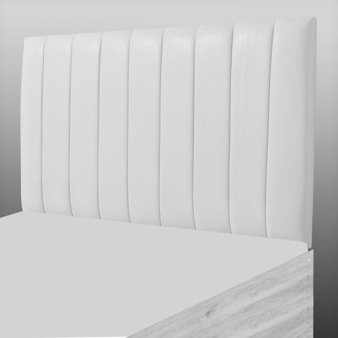 9 PANEL HEADBOARD IN WHITE
