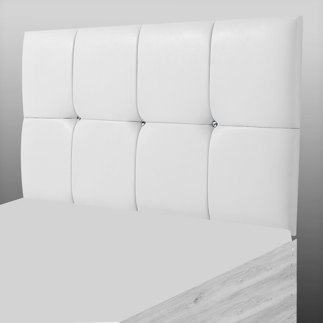 CUBE HEADBOARD IN WHITE