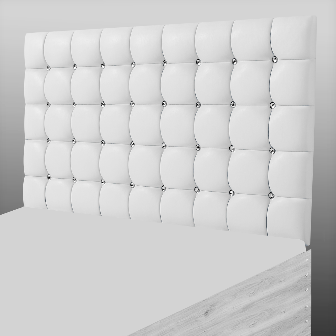 SUPER CUBE HEADBOARD IN WHITE