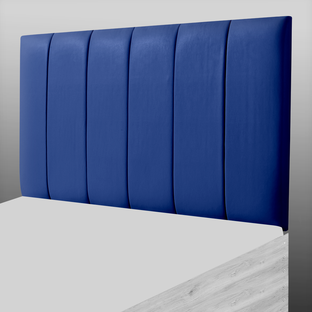 6 PANEL HEADBOARD IN LEATHER