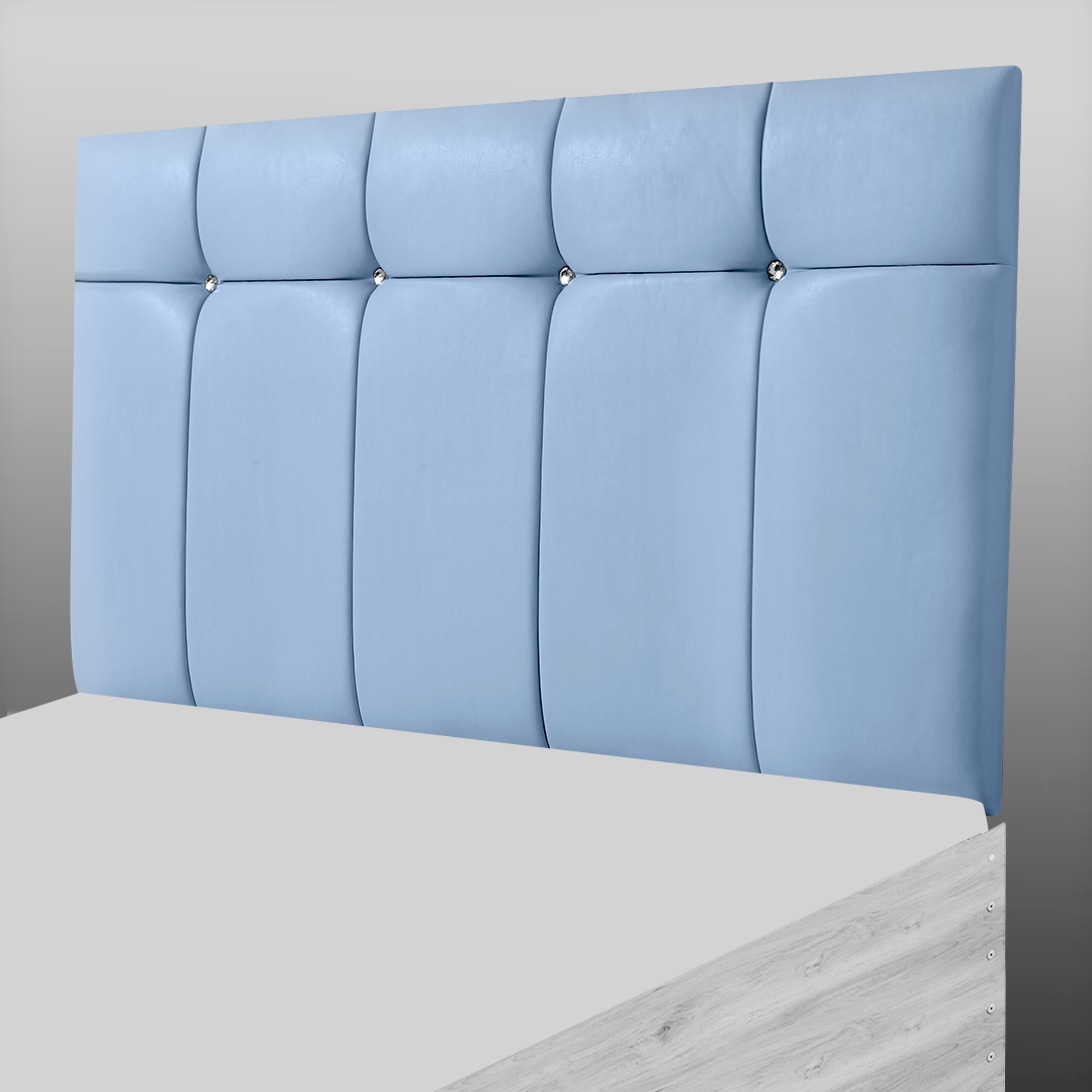 BORWICK HEADBOARD IN TEAL PLUSH