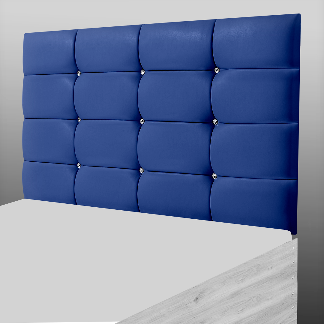NEW CUBE HEADBOARD IN BLUE