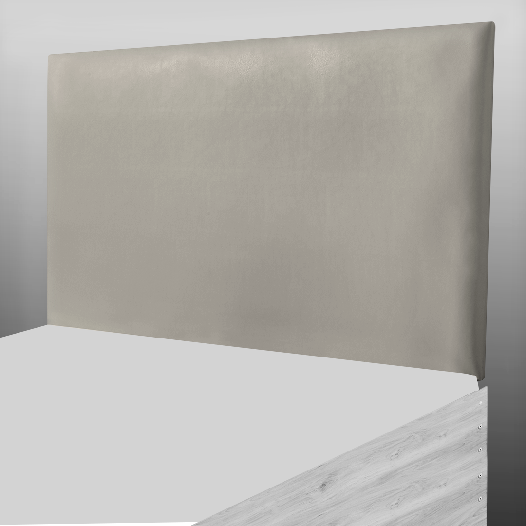 PLAIN HEADBOARD IN CREAM LEATHER