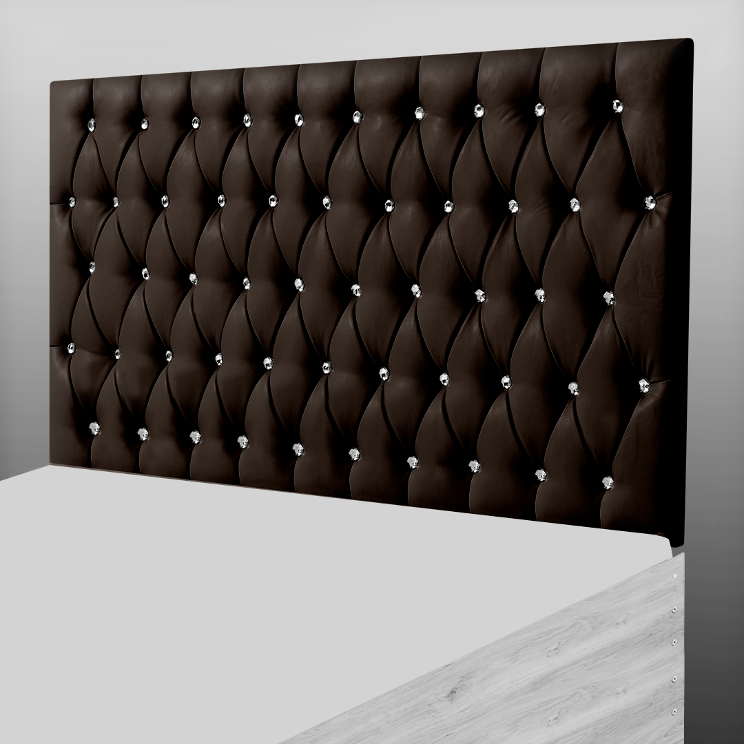 CHESTERFIELD HEADBOARD IN BROWN