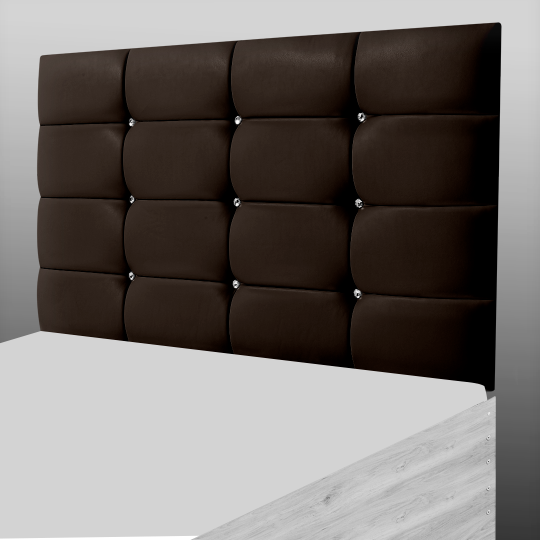 NEW CUBE HEADBOARD IN LEATHER