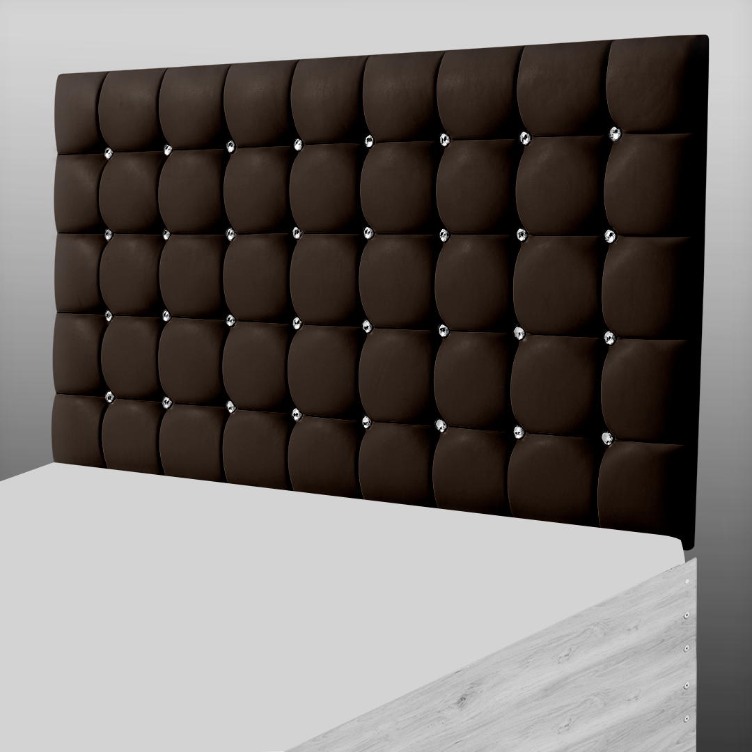 SUPER CUBE HEADBOARD IN BROWN