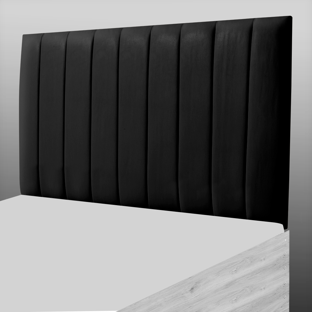 9 PANEL HEADBOARD IN BLACK