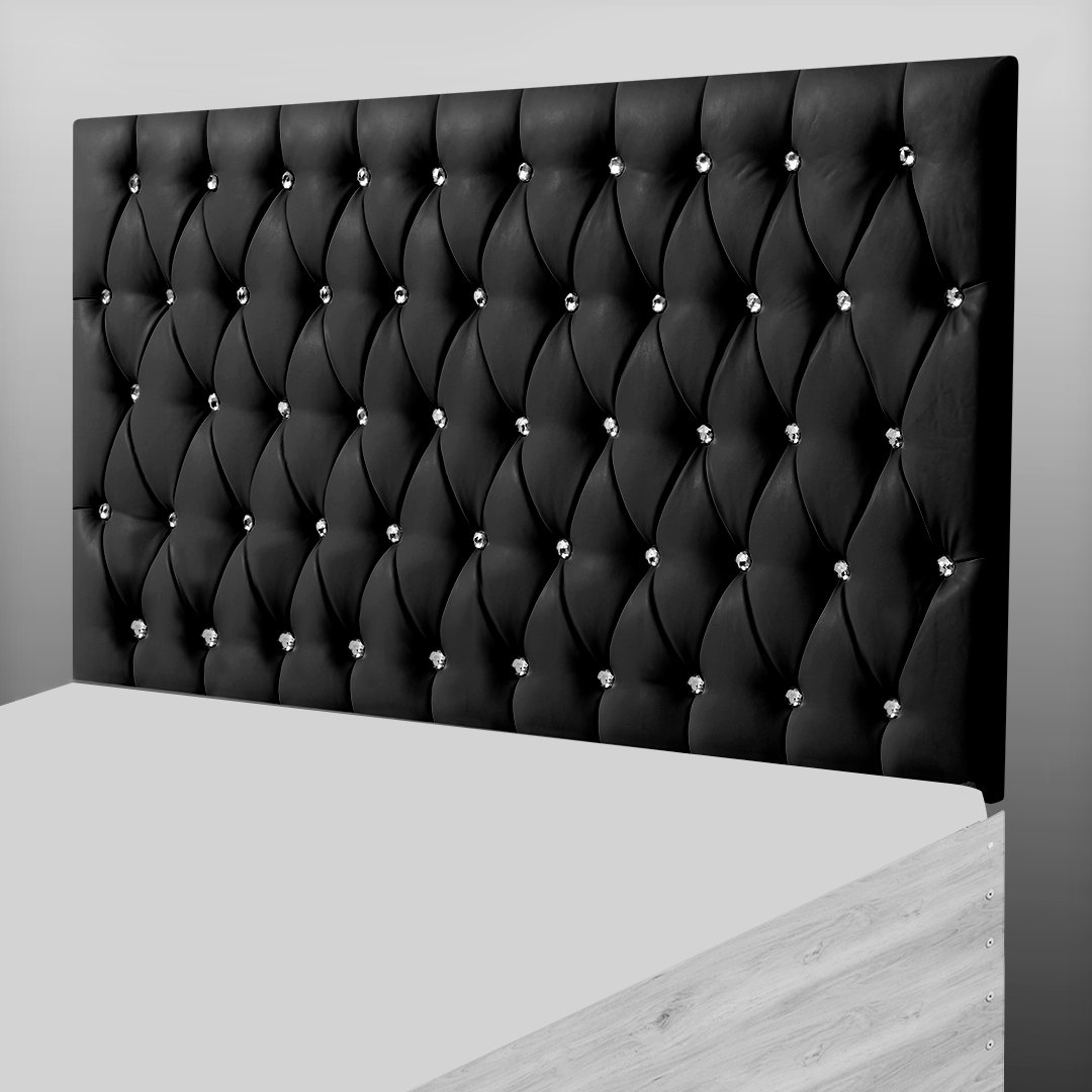 CHESTERFIELD HEADBOARD IN BLACK