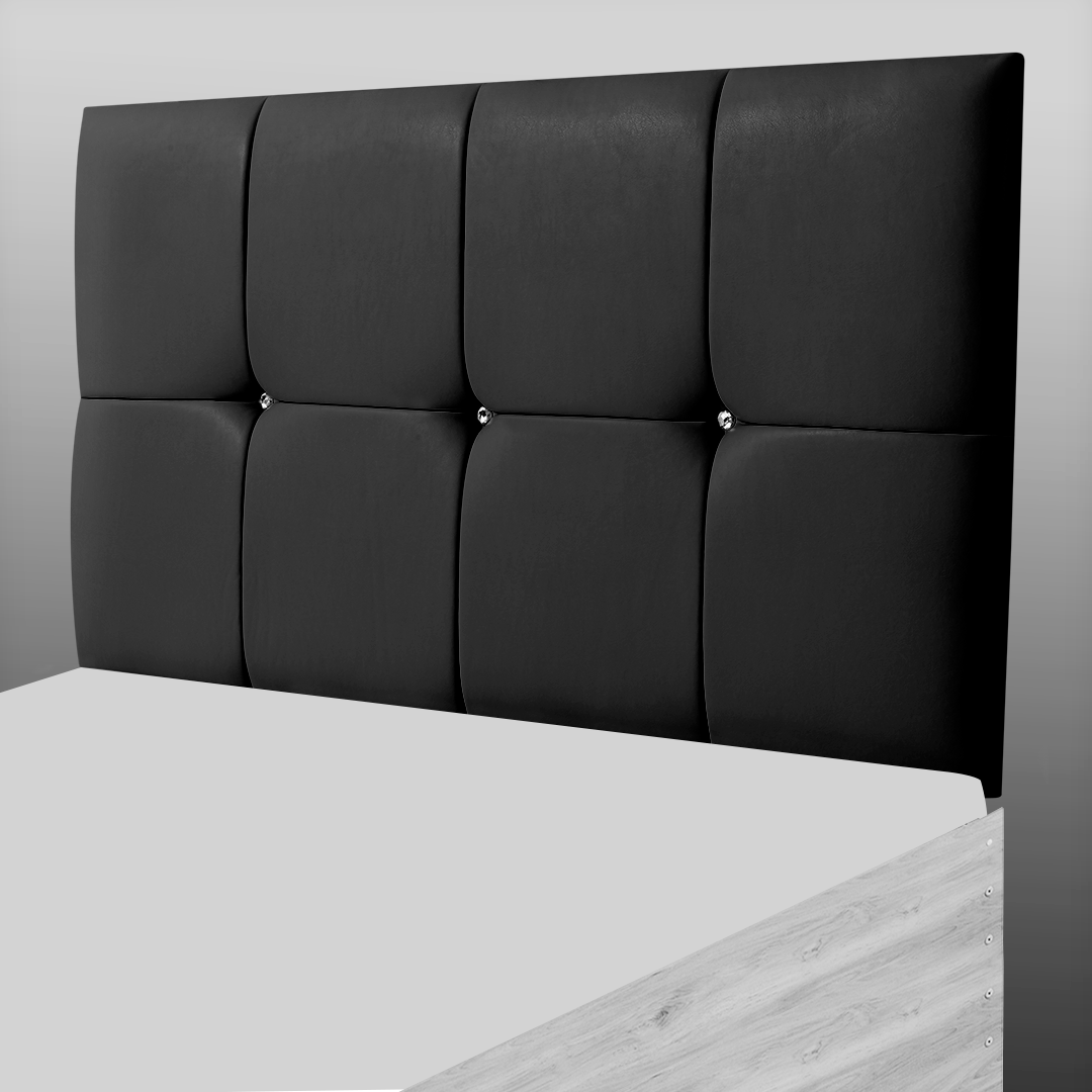 CUBE HEADBOARD IN BLACK