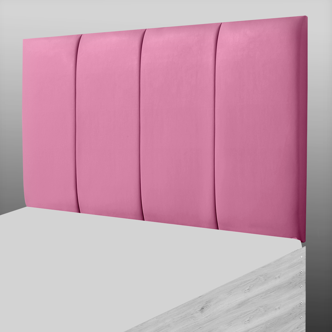 4 PANEL HEADBOARD IN PINK
