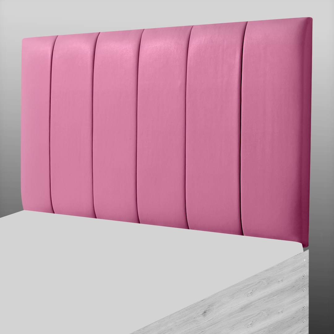 6 PANEL HEADBOARD IN PINK