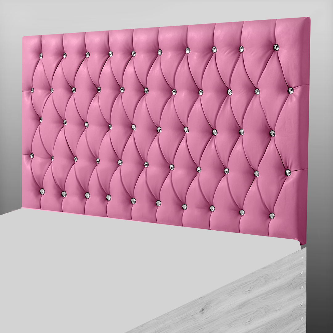 CHESTERFIELD HEADBOARD IN PINK