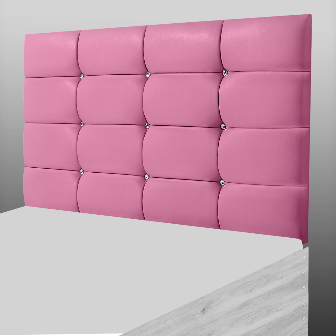 NEW CUBE HEADBOARD IN PINK