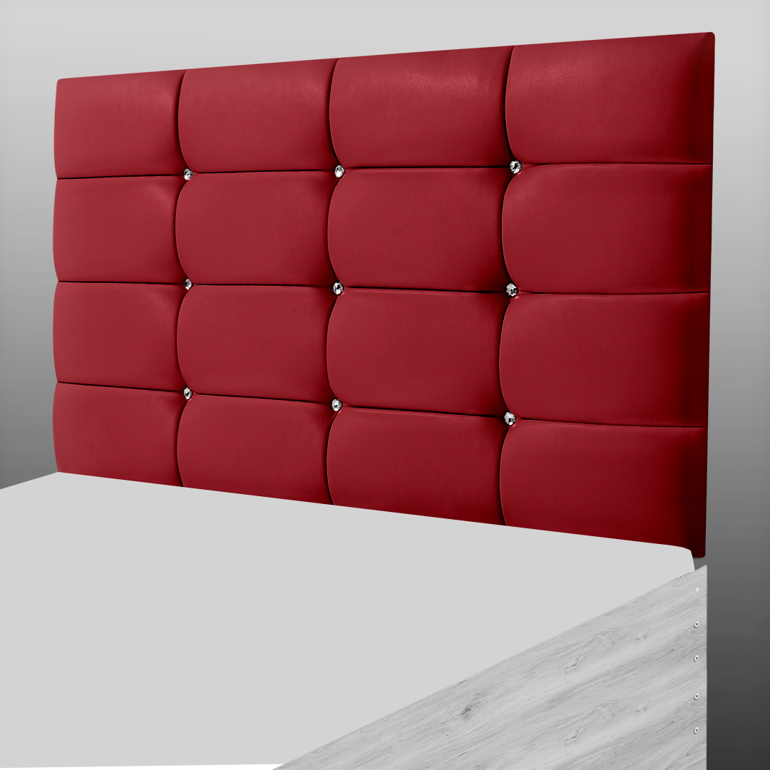 NEW CUBE HEADBOARD IN RED