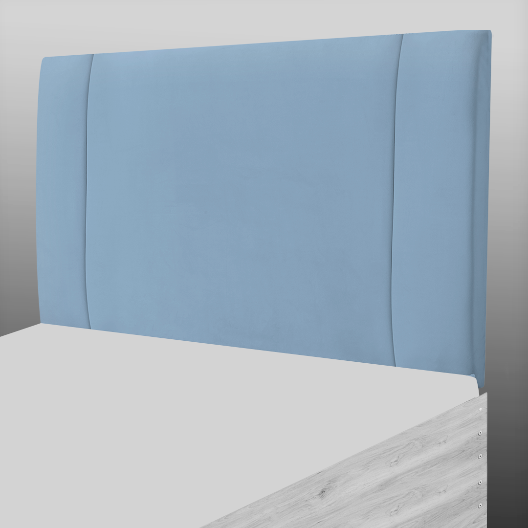 LINCOLN HEADBOARD IN TEAL PLUSH