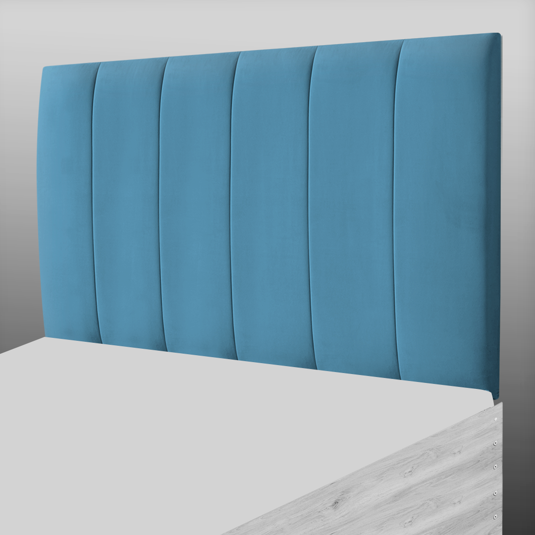 6 PANEL HEADBOARD IN TEAL