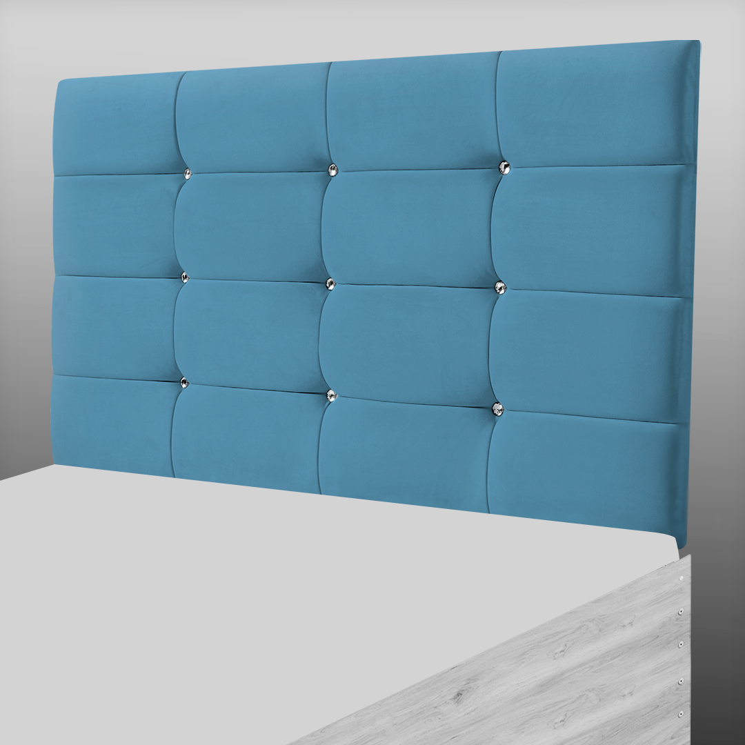 NEW CUBE HEADBOARD IN TEAL
