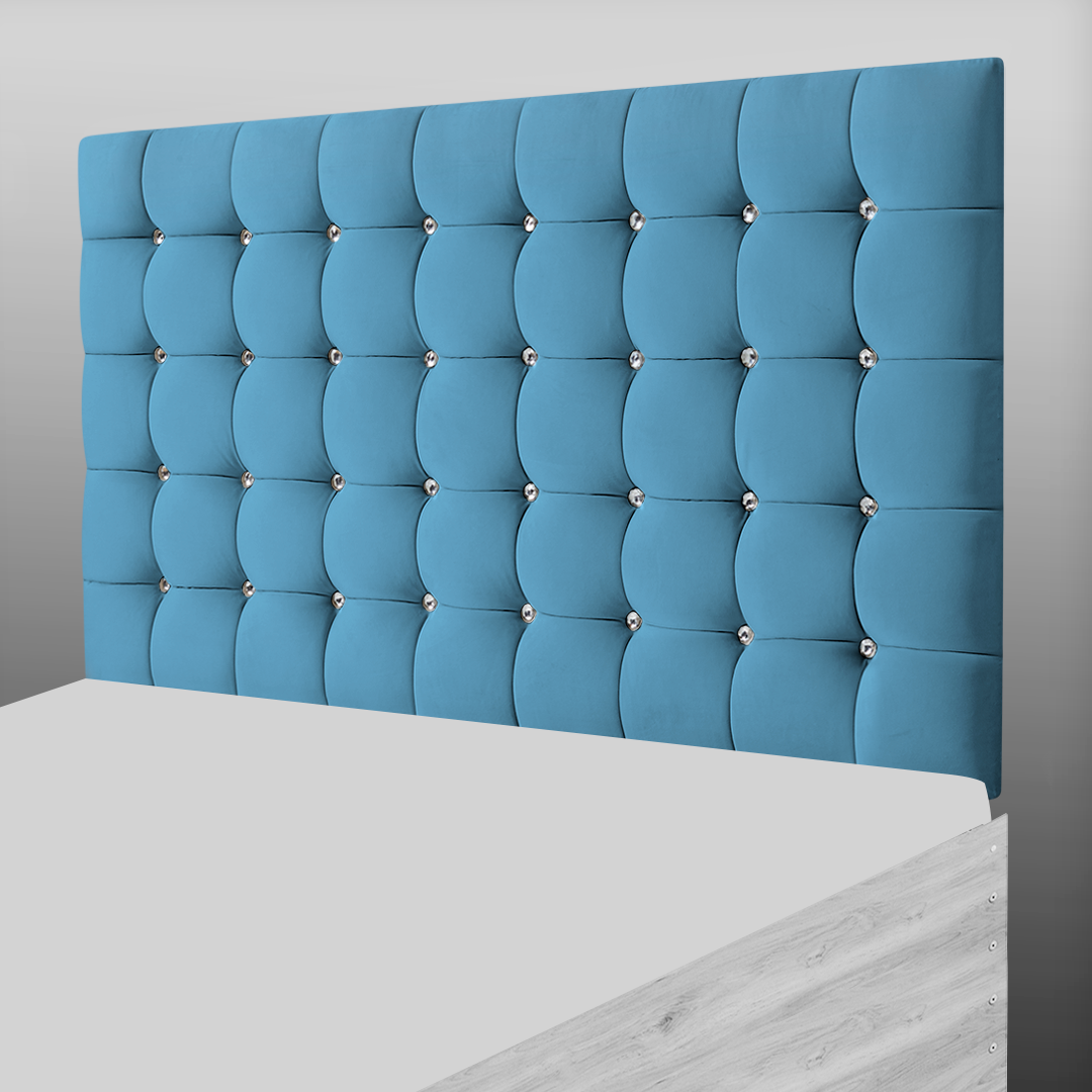 SUPER CUBE HEADBOARD IN TEAL
