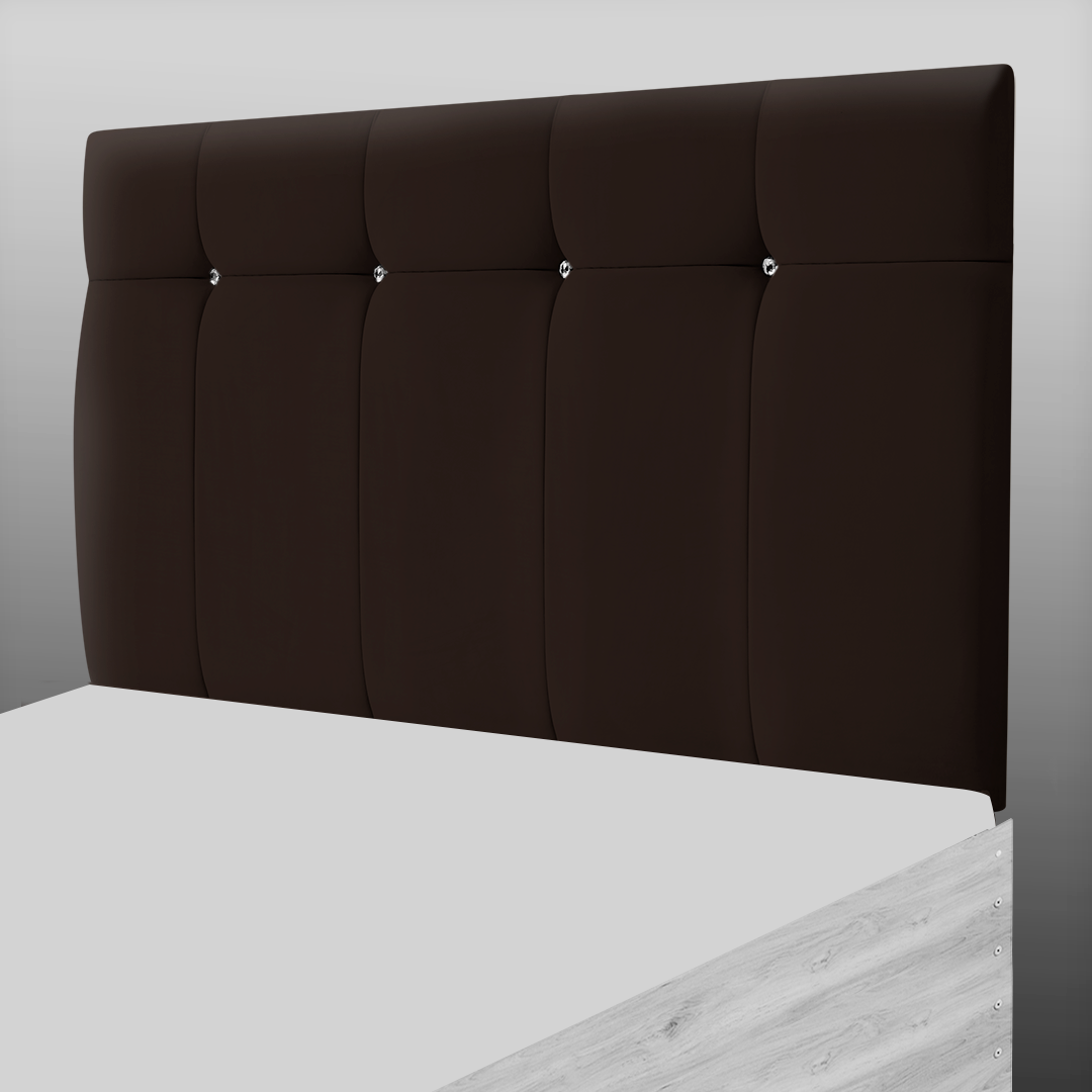 BORWICK HEADBOARD IN BROWN PLUSH