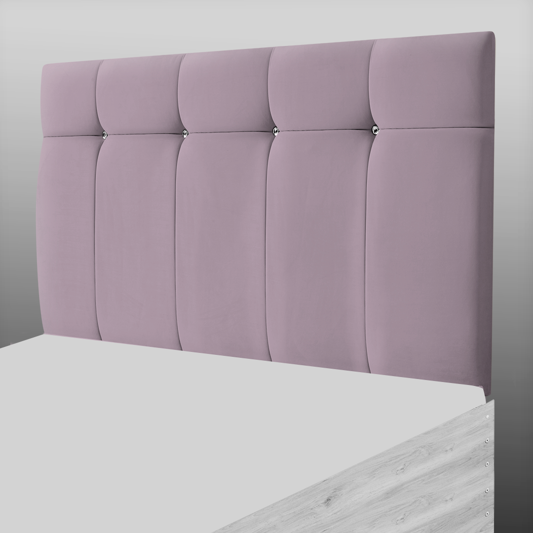 BORWICK HEADBOARD IN PINK PLUSH