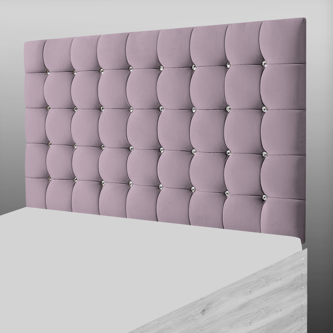 SUPER CUBE HEADBOARD IN PINK PLUSH