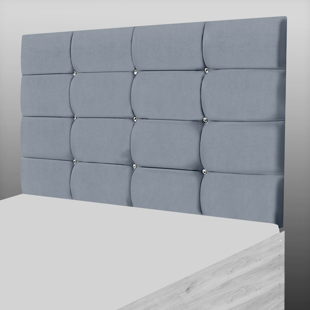 NEW CUBE HEADBOARD IN GREY