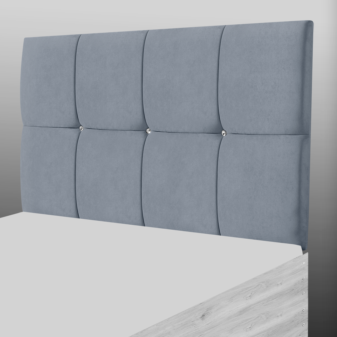 CUBE HEADBOARD IN GREY