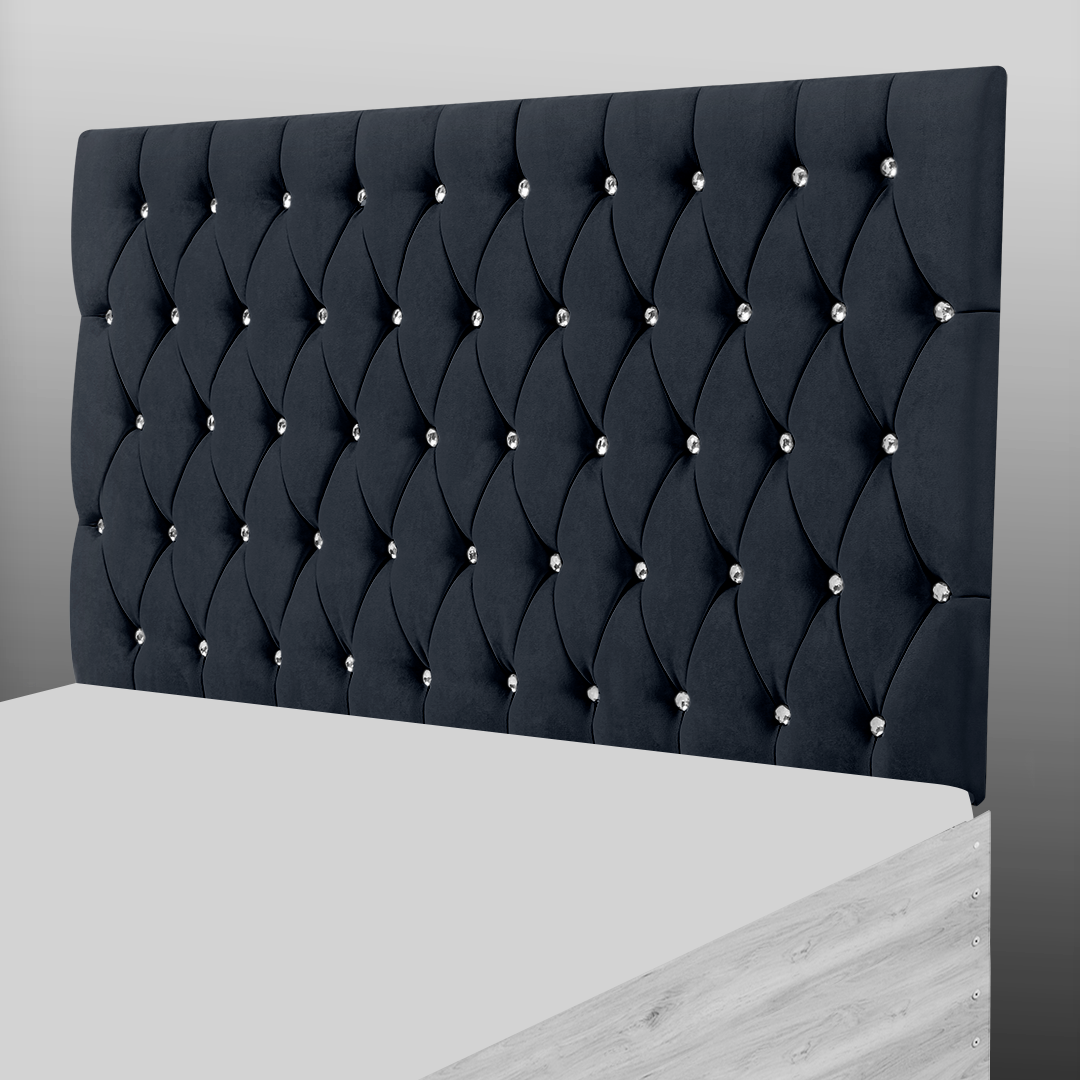 CHESTERFIELD HEADBOARD IN CHARCOAL