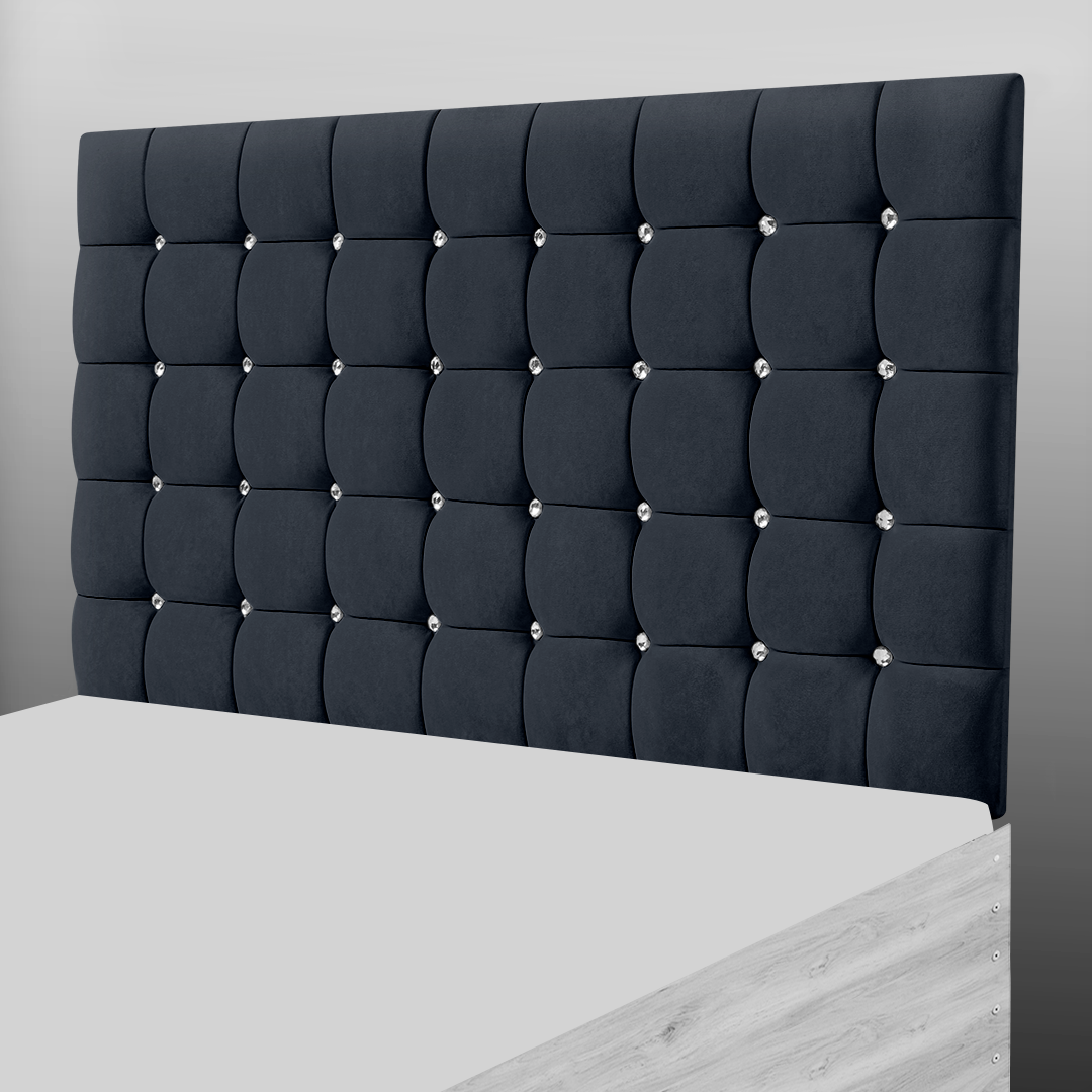 SUPER CUBE HEADBOARD IN CHARCOAL